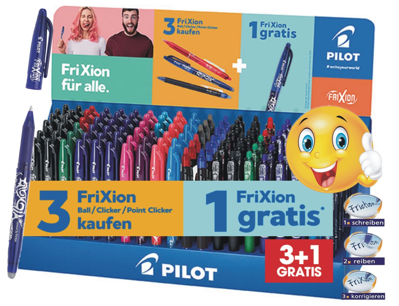 Bild von PILOT FRIXION Ball/Clicker-AKTION 3+1