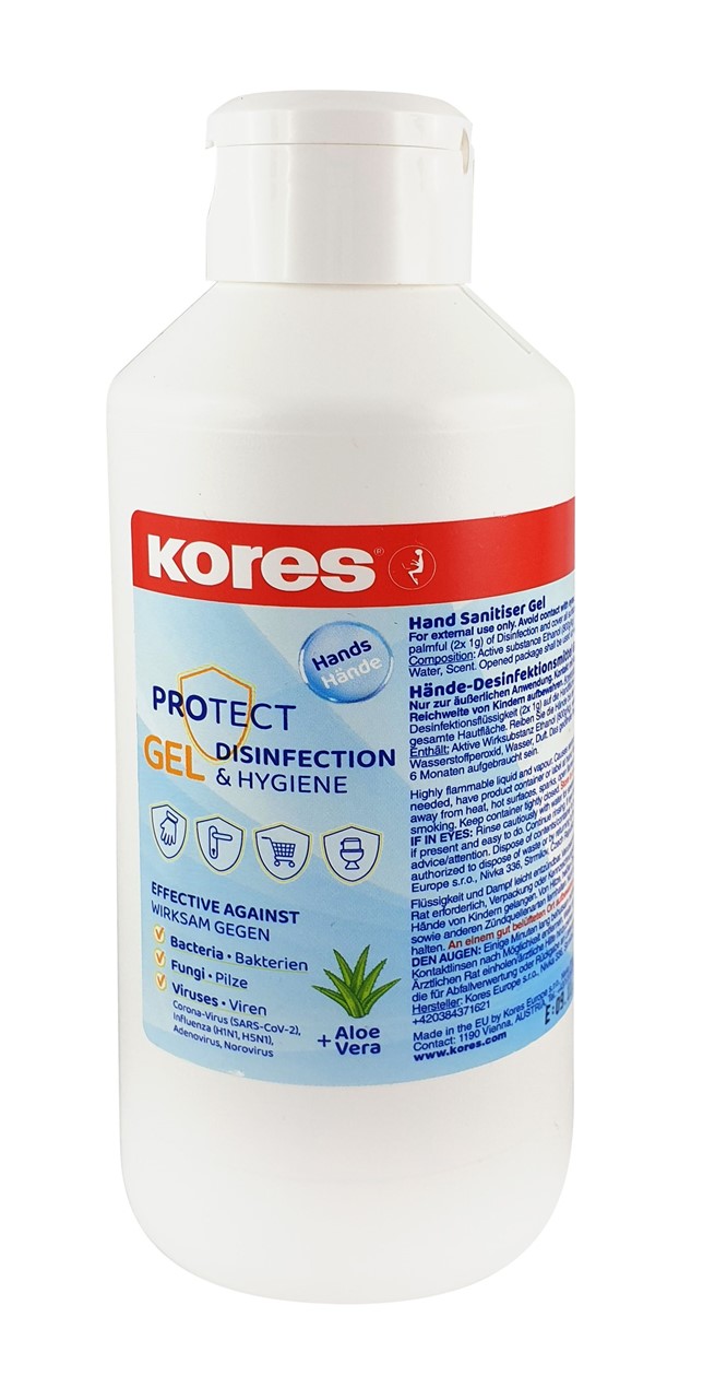 Bild von KORES Desinfektionsmittel Gel 250 ml