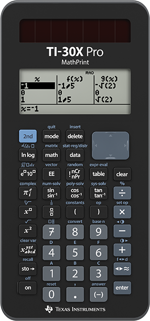 Bild von TEXAS INSTRUMENTS TI-30X Pro MathPrint™