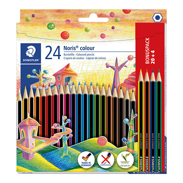 Bild von STAEDTLER Buntstift Noris colour 20+4