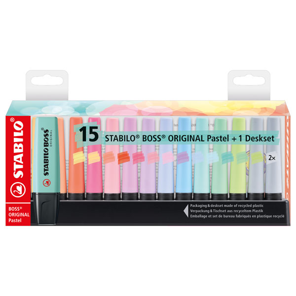 Bild von Textmarker STABILO® BOSS® ORIGINAL Tischset