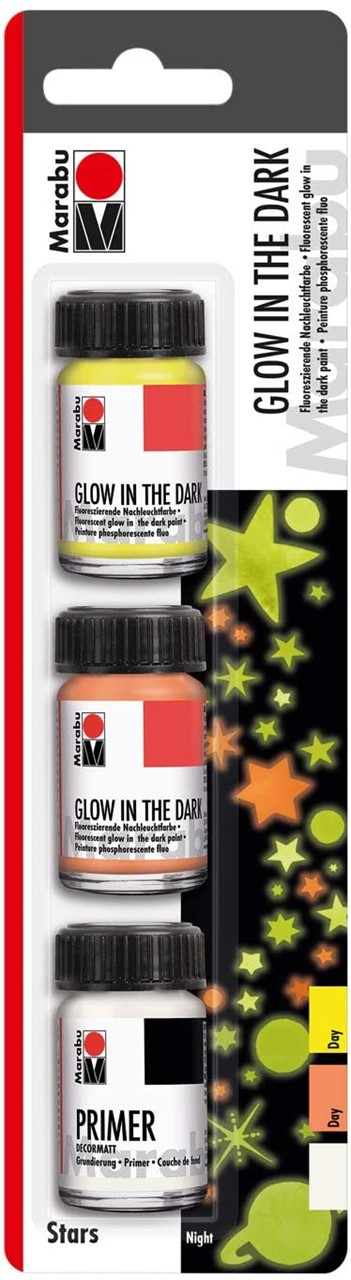 Bild von MARABU Glow in the Dark Set STARS