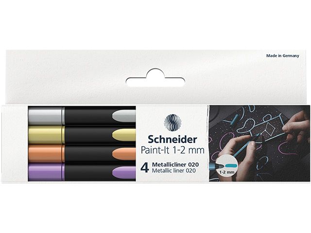 Bild von SCHNEIDER Metallicliner Paint-It  4er-Etui