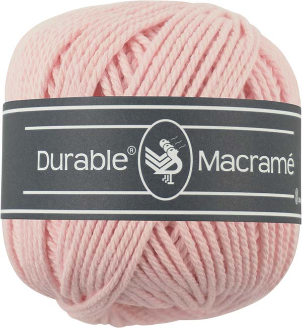 Bild von Durable Macramé Garn Farbe hellrosa