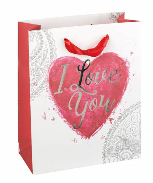 Bild von IDENA Lacktasche "I Love You"