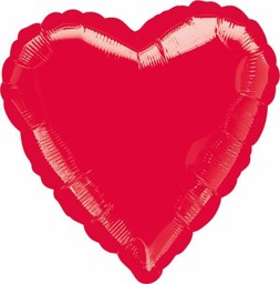 Bild von  Folienballon Herz rot