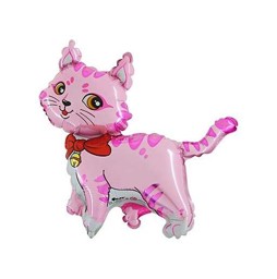 Bild von Folienballon Katze pink