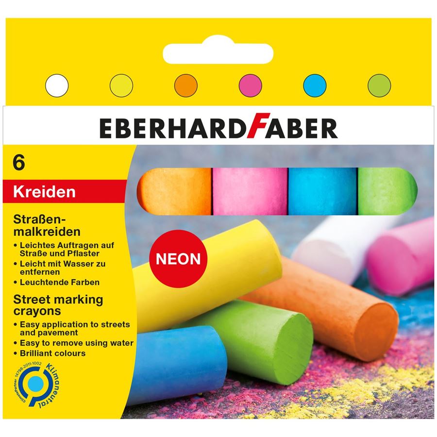 Bild von EBERHARD FABER Straßenmalkreide Neon