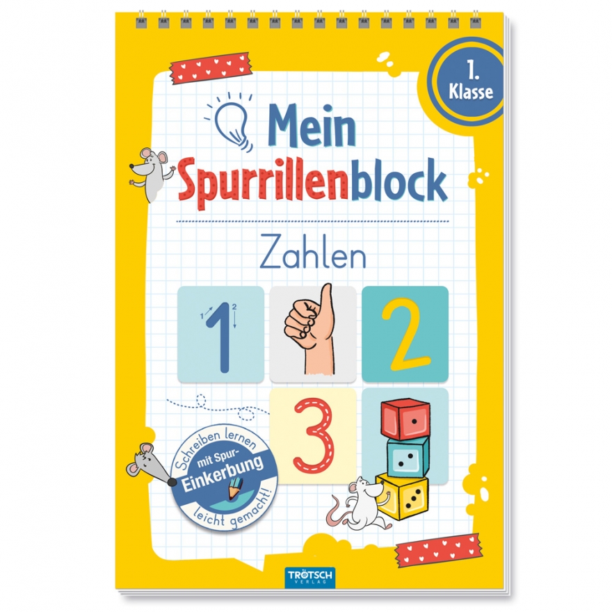 Bild von TRÖTSCH Mein Spurrillenblock Zahlen