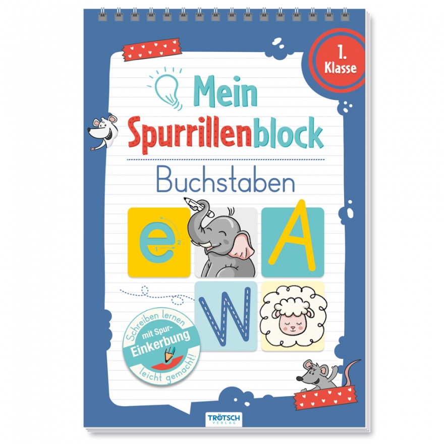 Bild von TRÖTSCH Mein Spurrillenblock Buchstaben