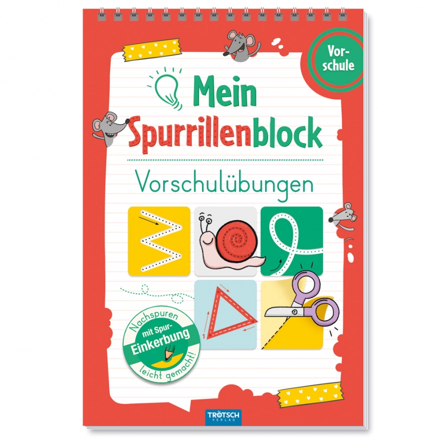 Bild von TRÖTSCH Mein Spurrillenblock Vorschulübung