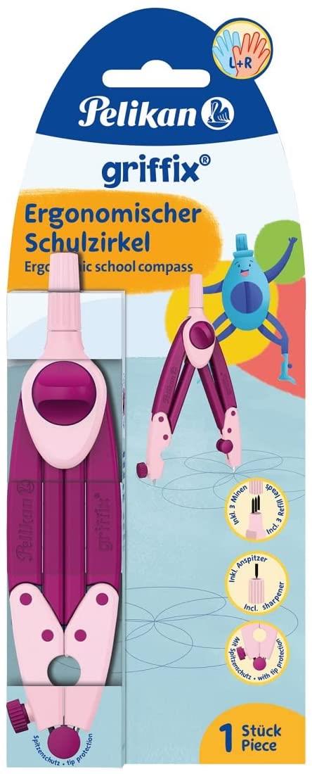 Bild von PELIKAN griffix® Zirkel Sweetberry mit Spitzenschutz