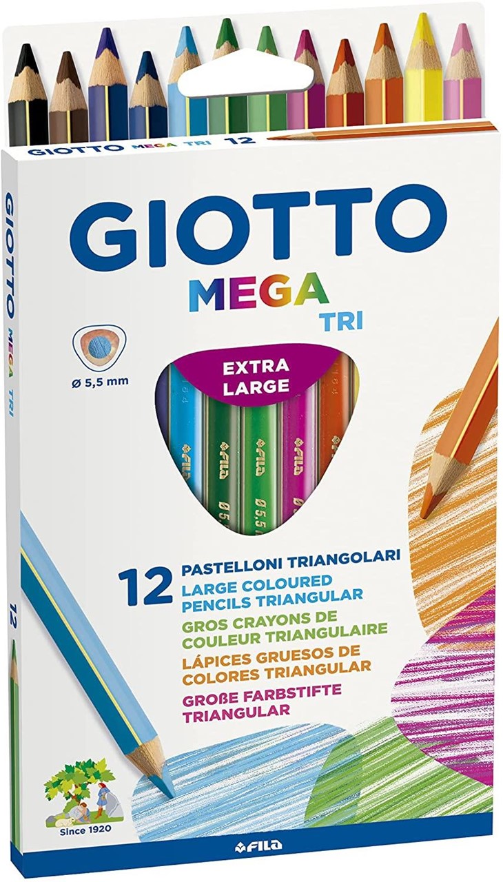 Bild von LYRA Giotto Mega Tri Holzbuntstifte