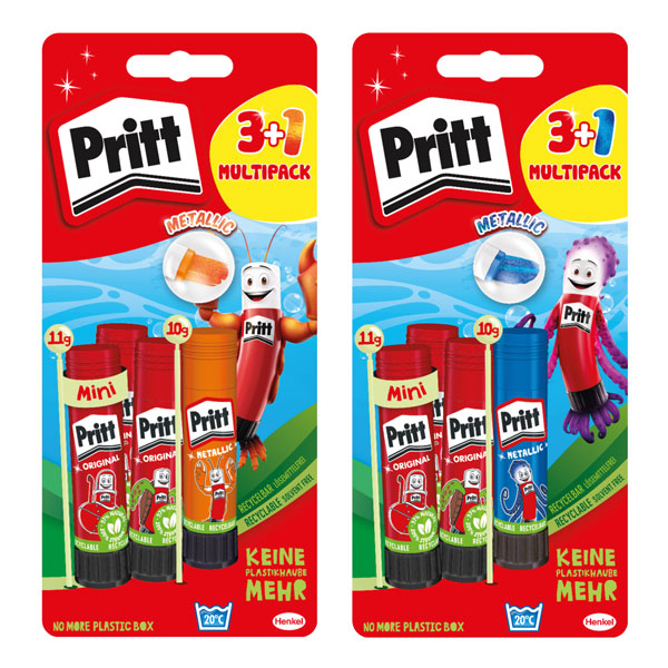Bild von Pritt Klebestifte 3+1, 3x 11g +1x 10g
