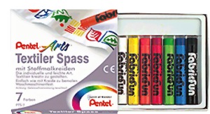 Bild von Pentel Stoffmalkreiden
