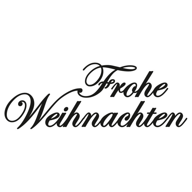 Bild von Stempel "Frohe Weihnachten"