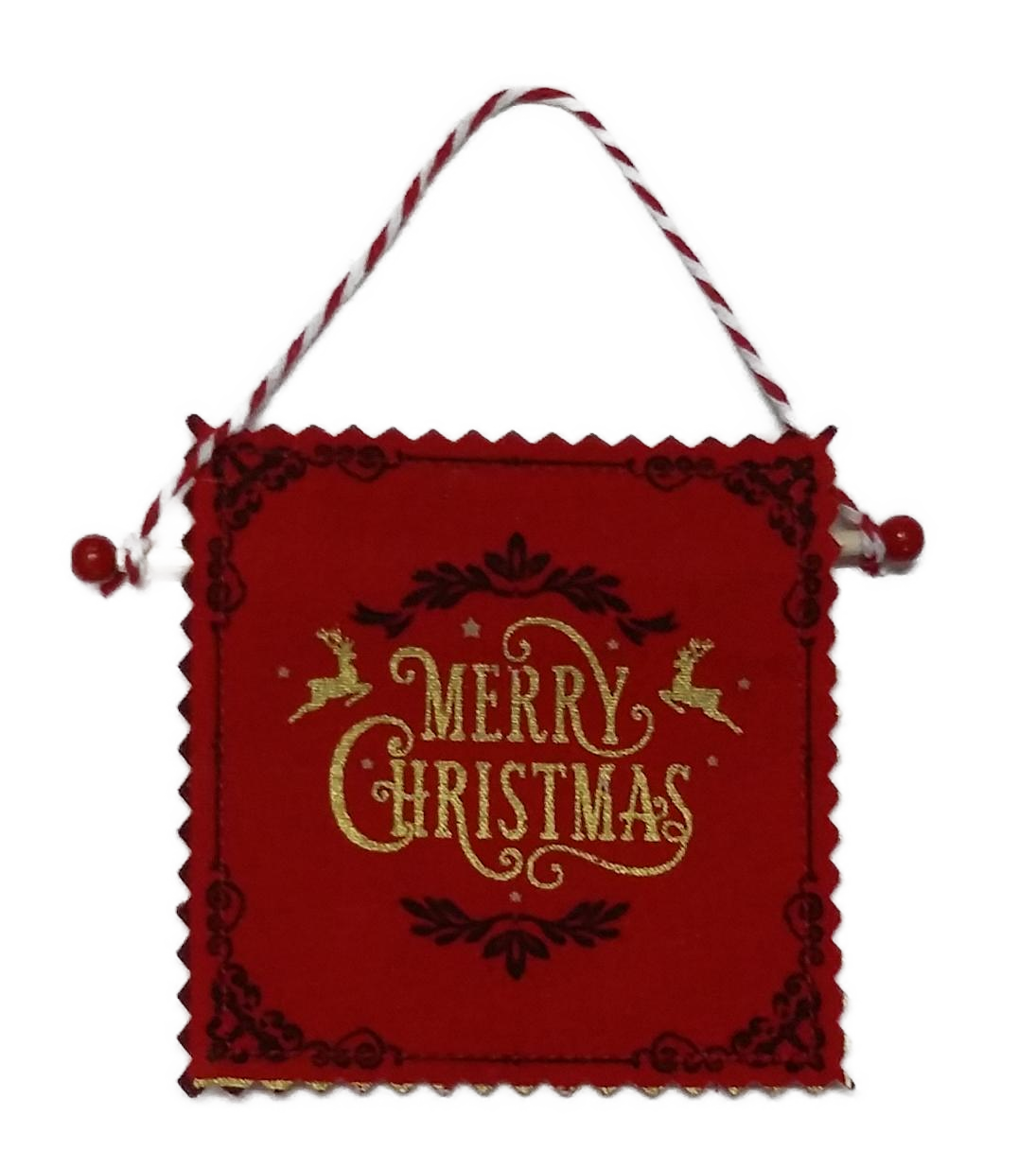 Bild von Miniatur Wandbehang "MERRY CHRISTMAS"