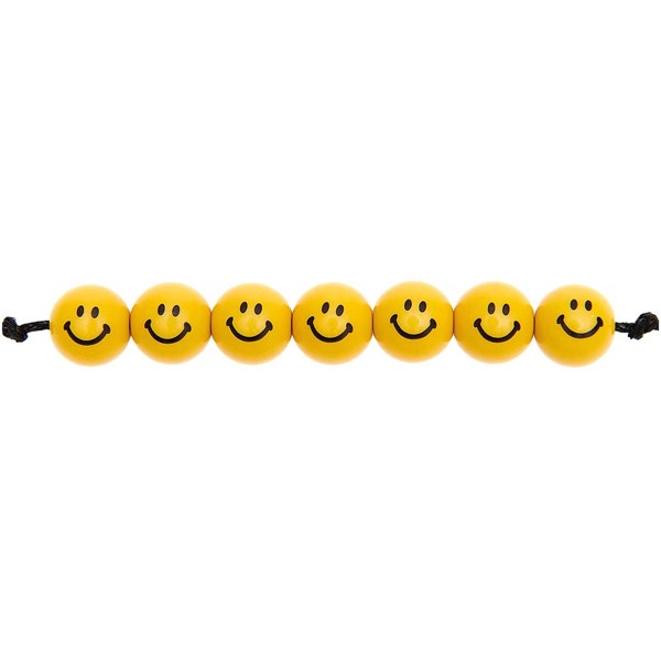 Bild von RICO DESIGN Smiley® Originals Perlen rund gelb 10 mm 