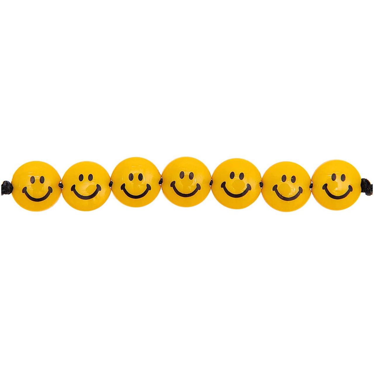 Bild von RICO DESIGN Smiley® Originals Perlen linsenförmig gelb 9 x 4 mm 