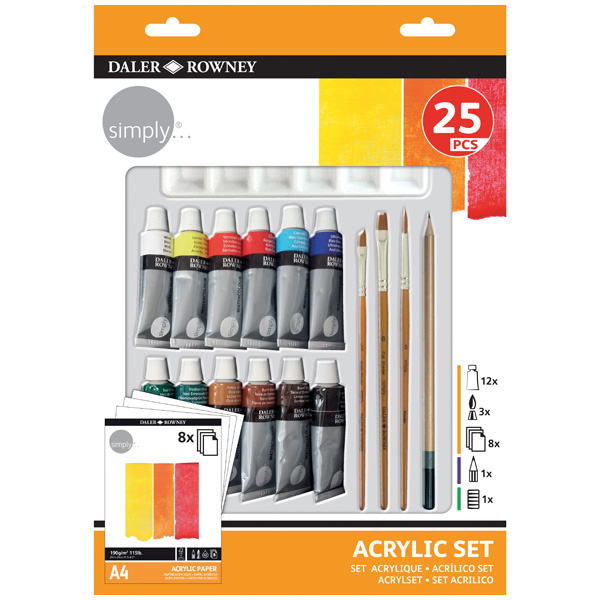 Bild von DALER ROWNEY Simply Acryl-Mal-Set