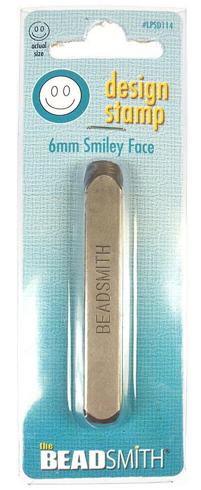 Bild von BEADSMITH Schlagstempel Smiley face 6 mm