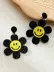 Bild von Fashion Ohrringe mit Polyresin Blume Smiley