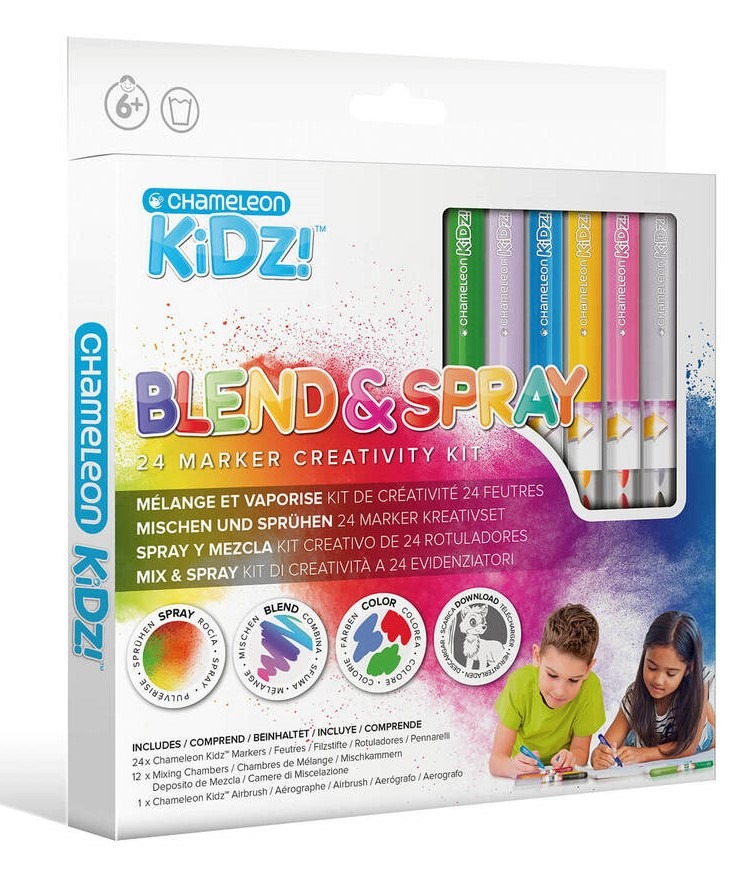 Bild von CHAMELEON Airbrush-Pustestifte Blend & Spray Set 24er