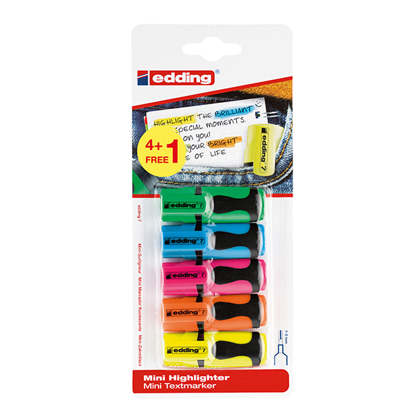 Bild von edding Mini Highlighter Textmarker