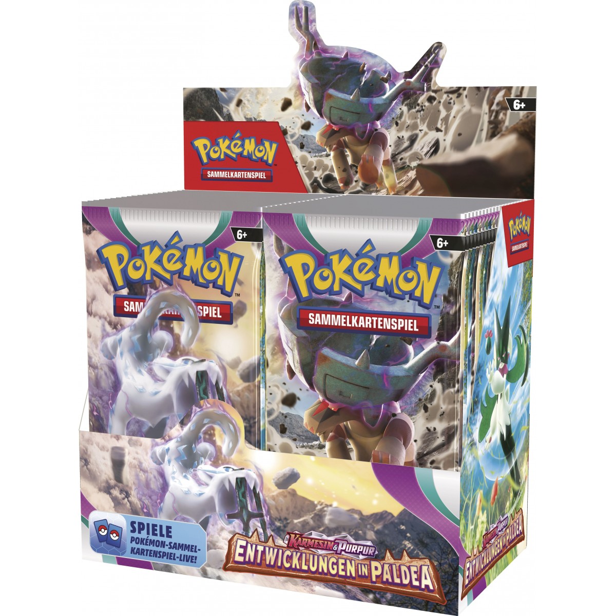 Bild von Pokemon Karmesin & Purpur Entwicklungen in Paldea Booster