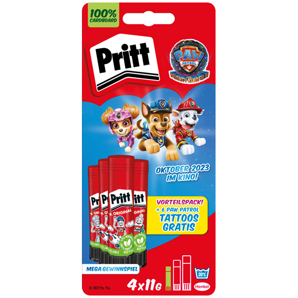 Bild von Pritt Klebestift BTS 2023 "PAW PATROL", 4 x 11 g