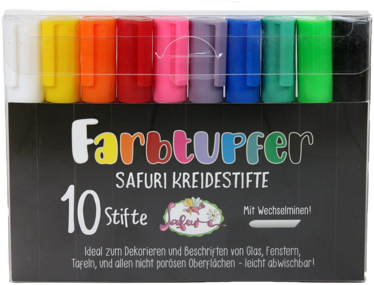 Bild von SAFURI Kreidestifte Farbtupfer Set