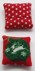 Bild von 2 Miniatur Kissen mit Weihnachtsmotiv Rentier