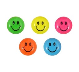 Bild von Smiley mini Jo-Jos in Neonfarben