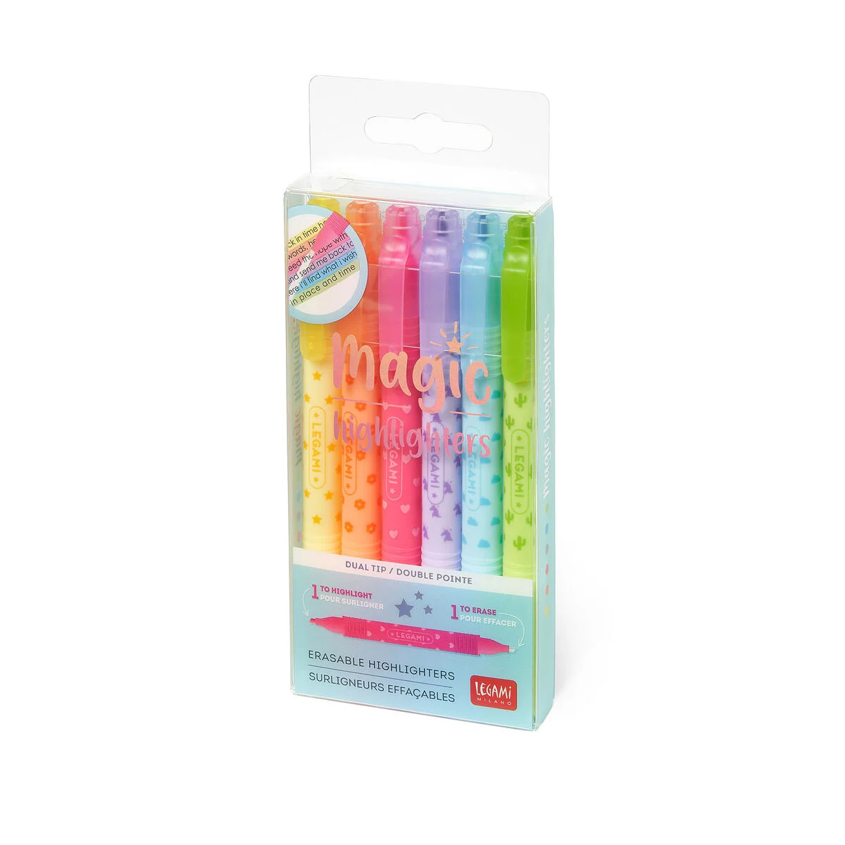 Bild von LEGAMI Marker Set mit 6 löschbaren Textmarkern