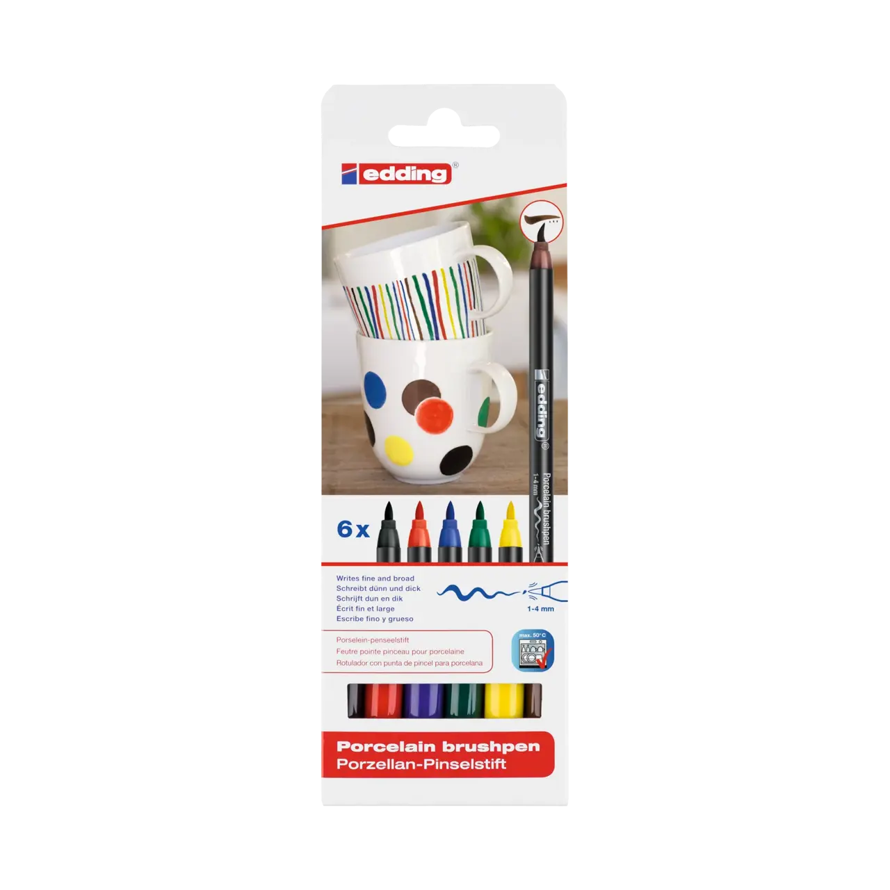 Bild von edding Porzellanstift 4200 6er-Set