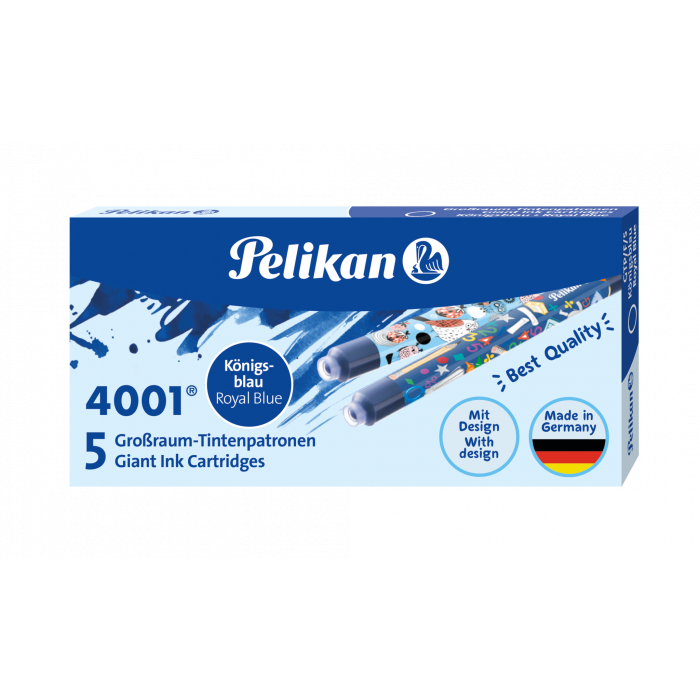 Bild von PELIKAN bunt bedruckte Tintenpatronen GTP5