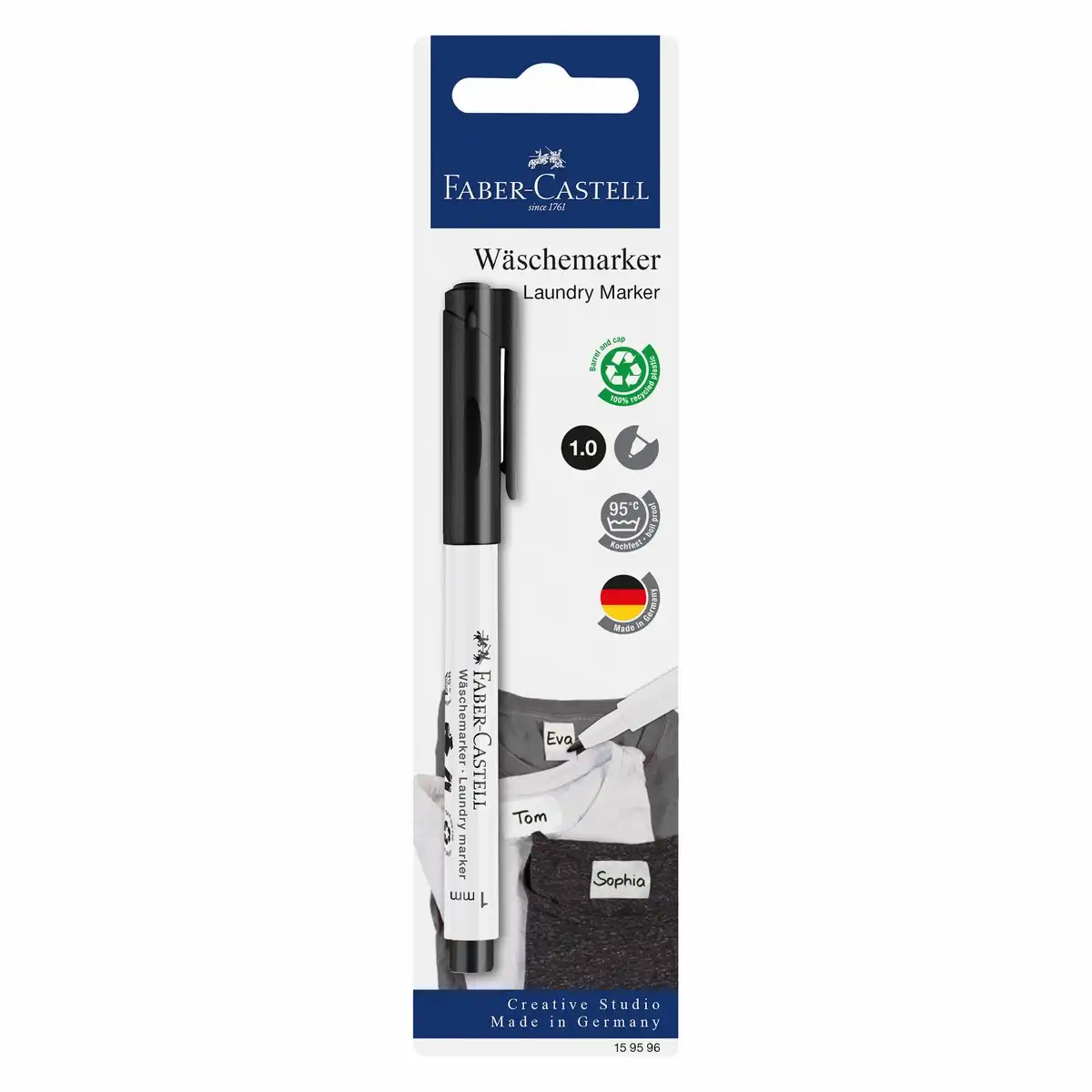 Bild von FABER-CASTELL Wäschemarker schwarz