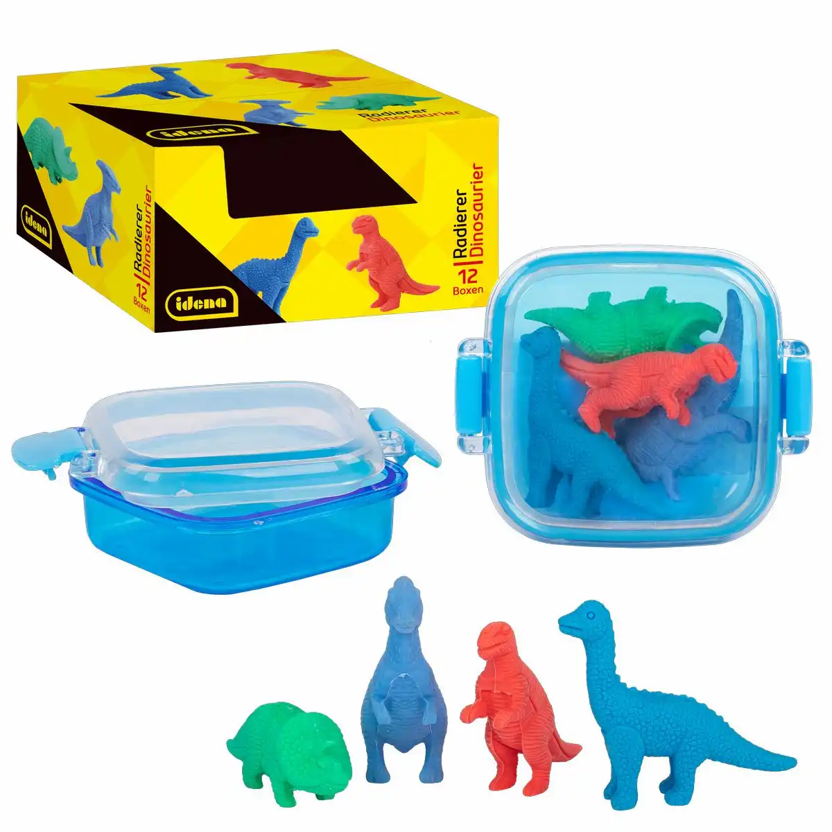 Bild von IDENA Radierer Dinosaurier in Box