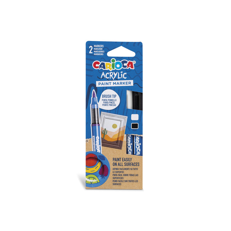 Bild von CARIOCA Acrylic Paint Marker, 2er Pack