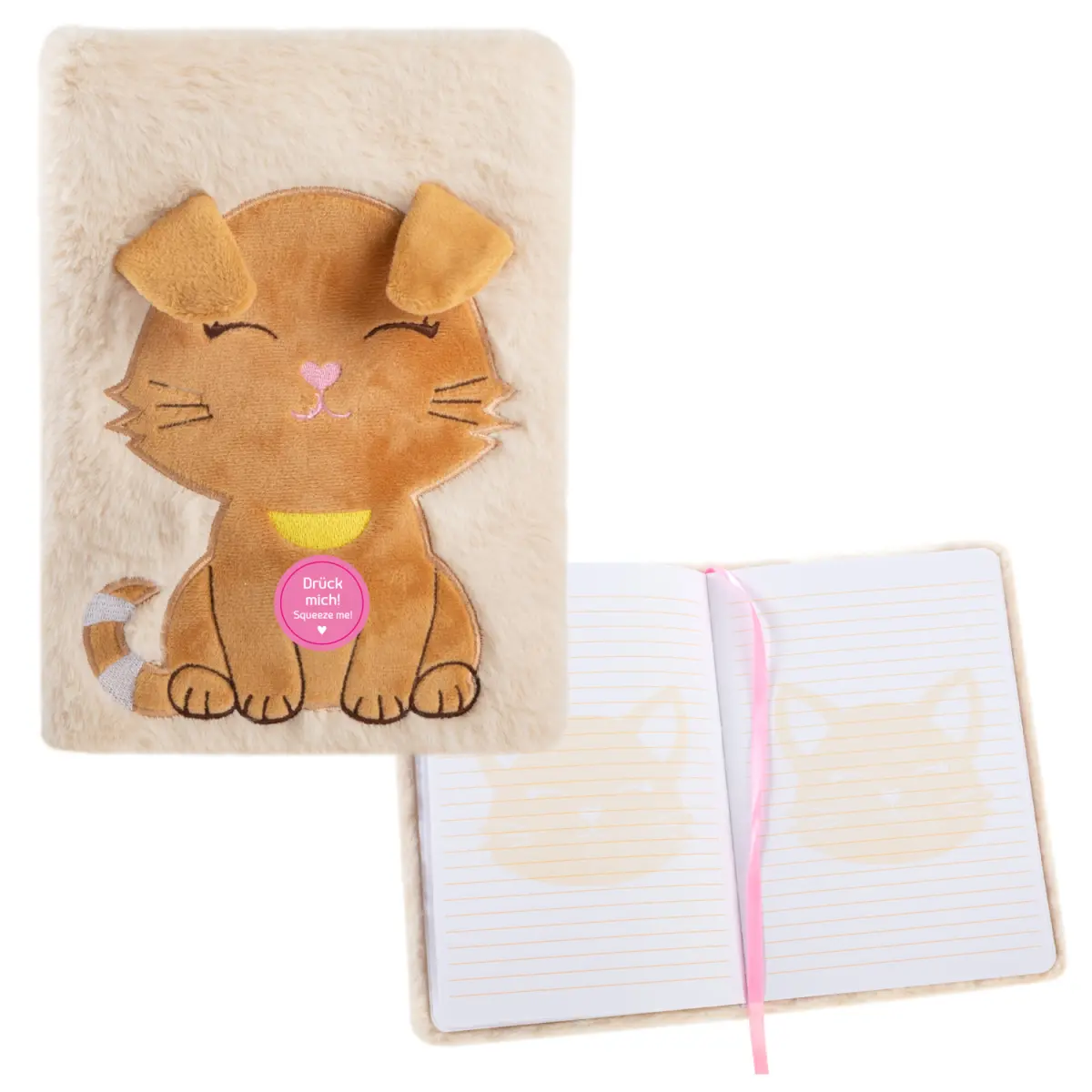 Bild von IDENA Notizbuch Fluffy Katze