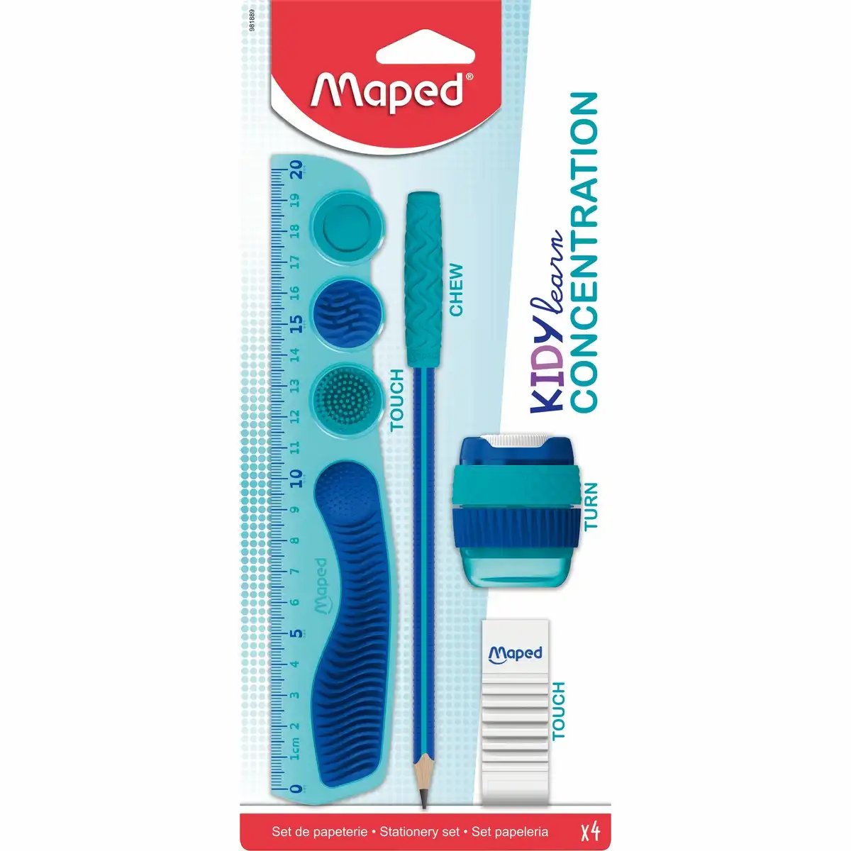 Bild von Maped Schul-Set KIDY learn CONCENTRATION