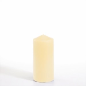 Bild von Stumpenkerze 130 mm creme
