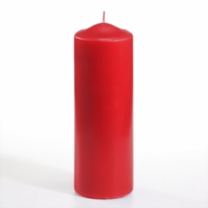 Bild von Stumpenkerze 200 mm rot
