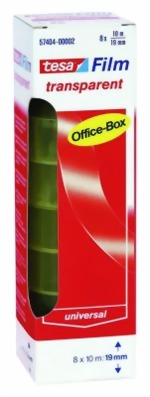 Bild von tesa® Film transparent Office Box, 10mx19mm