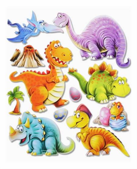 Bild von 3D Sticker XXL "Dinos"