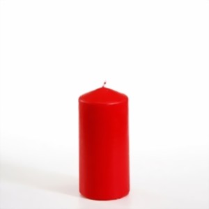 Bild von Stumpenkerze 130 mm rot
