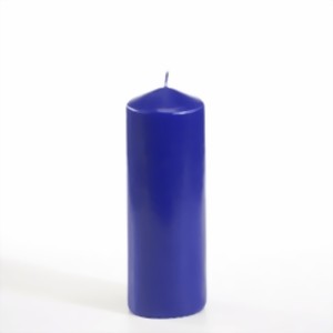 Bild von Stumpenkerze 165 mm dunkelblau
