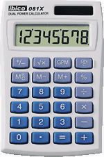 Bild von IBICO Taschenrechner 081 X/IB410000 
