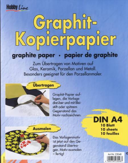 Bild von Graphit-Kopierpapier