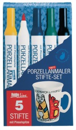 Bild von Hobby Line Porzellanmaler Stifte-Set
